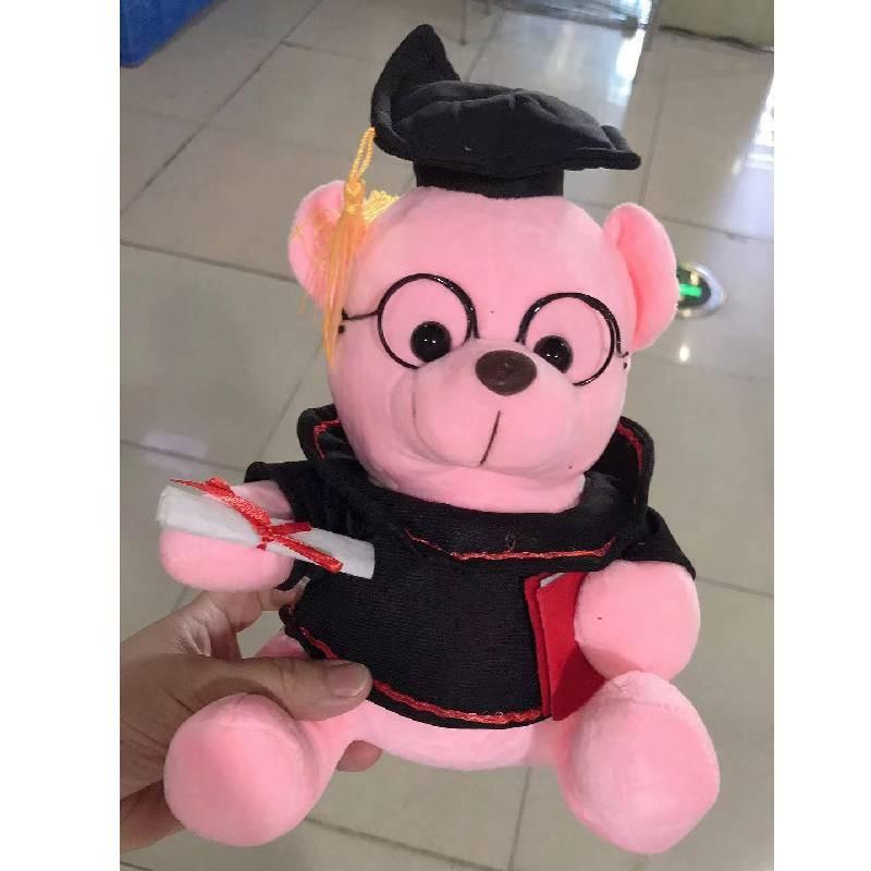 

Подарок на выпускной доктора Плюшевый мишка Плюшевая игрушка Мультяшная мягкая кукла Подарок Украшение Pink,18cm