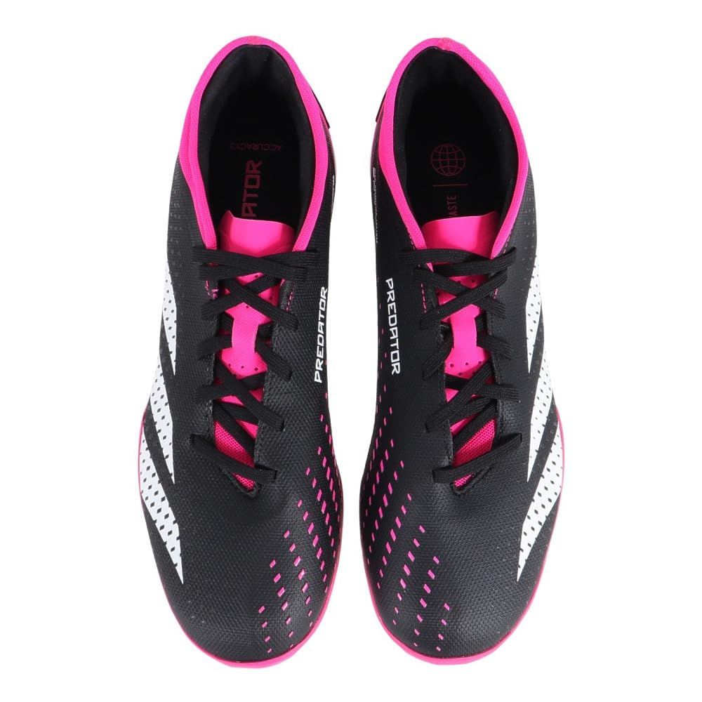 Adidas Predator L TF LTC76 Futsal Core Shock Pink Size 2E Accuracy.3 Shoes, Black/Footwear White/Team (GW4640), 25.5 Cm,
