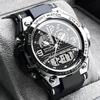 Sports Waterproof Watch Male Student Double Display Mysterious Special Forces Leisure Mountaineering Luminous Multi-Function Electronic Watch