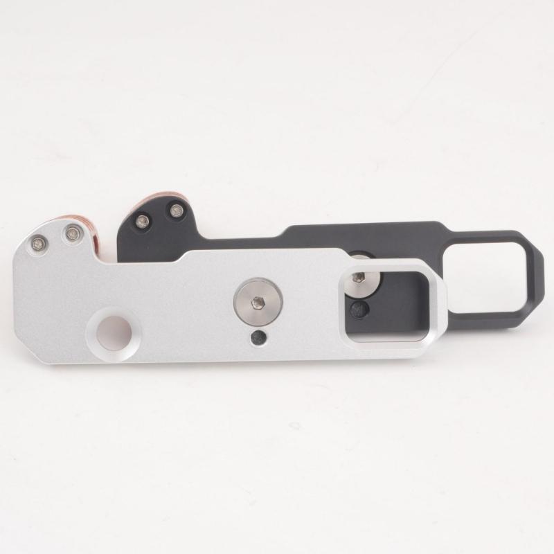 Half Cage Wood Handgrip L Bracket for Arca Tripods Quick Release Plate Mount for F 2 DSLR Camera