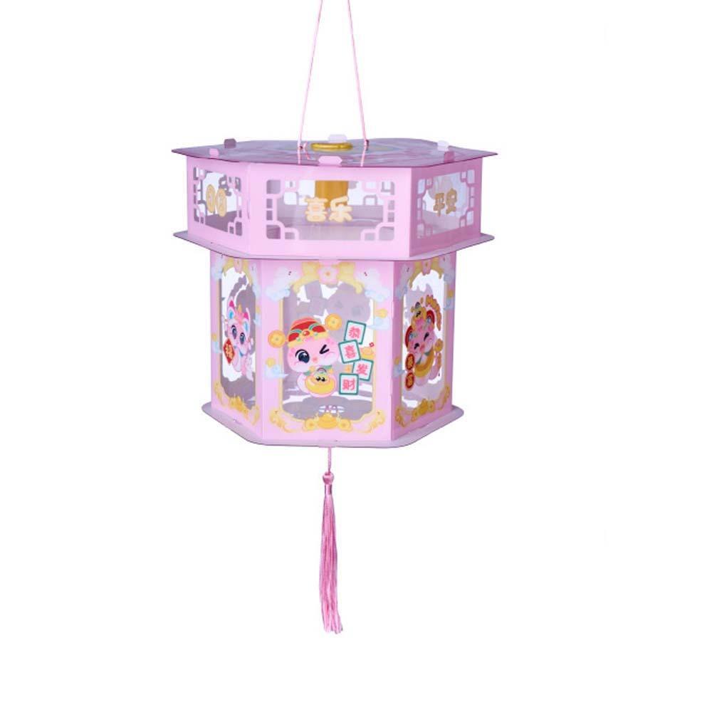 Chinese Style New Year Luminous Lantern Traditional Spring Festival Supplies  Good Luck Decoration