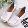 Chaussures à plateforme en cuir véritable pour femmes, chaussures maman à lacets, étanchéité réglable, rétro, confortables, antidérapantes, grande taille