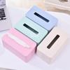 Material Degradable Macaron Color Step Stool Tissue Box For Car Home Bathroom Storage