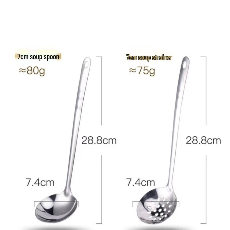 

SIFAR 5-Piece Stainless Steel Ladle & Strainer Set