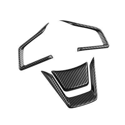 Adjivecct ABS Carbon Fiber Steering Wheel Switch Trim Cover for Forester Ossek XV 2018-2020