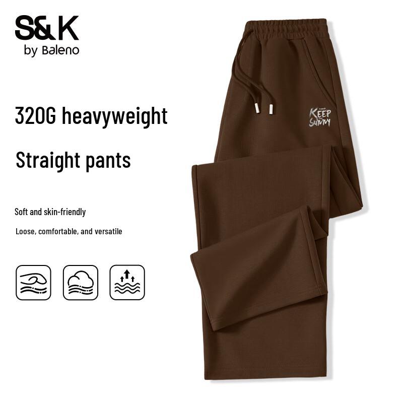Baleno S&K Series Men's Knitted Wide-Leg Pants