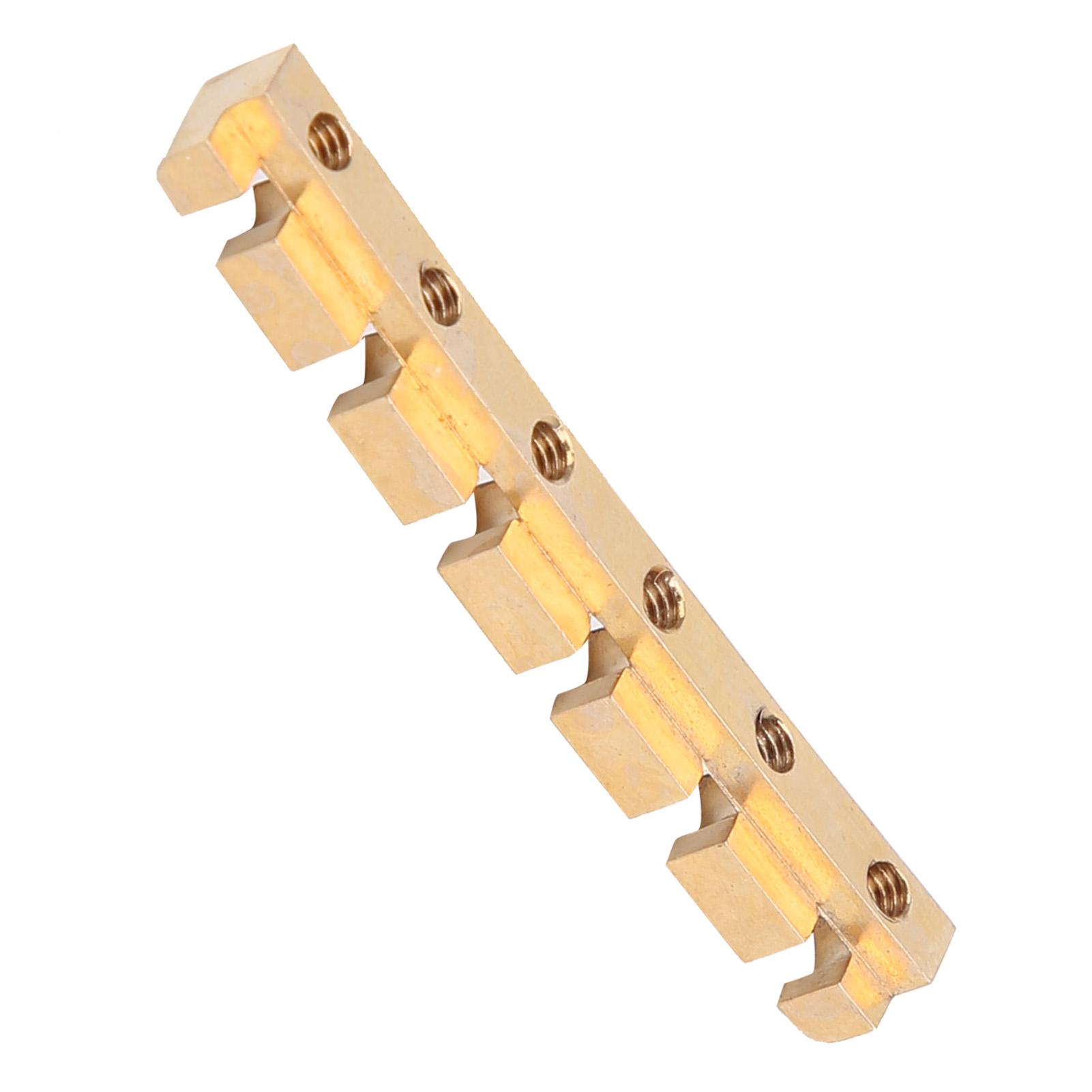 

Порожек для струн Латунь Металл Регулируемый на 6Аксессуары для струнных электрогитар