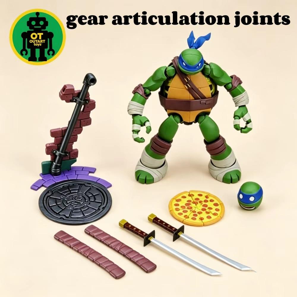 Hot New OUTART Toys Teenage Mutant Ninja Turtles Action Figure TMNT Figurine Kaiyodo Revoltech Figurine Ko Model Gifts Toys