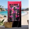 Kpop Demon Hunters Printed Beach Towel, Large Absorbent Quick Dry Towel for Summer Outdoor Swimming