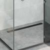 2 in 1 Shower Drain with 360 degrees  Siphon Black 90 cm Stainless Steel 304