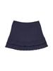 Ovtu Wave Frill Cotton Skirt_Navy