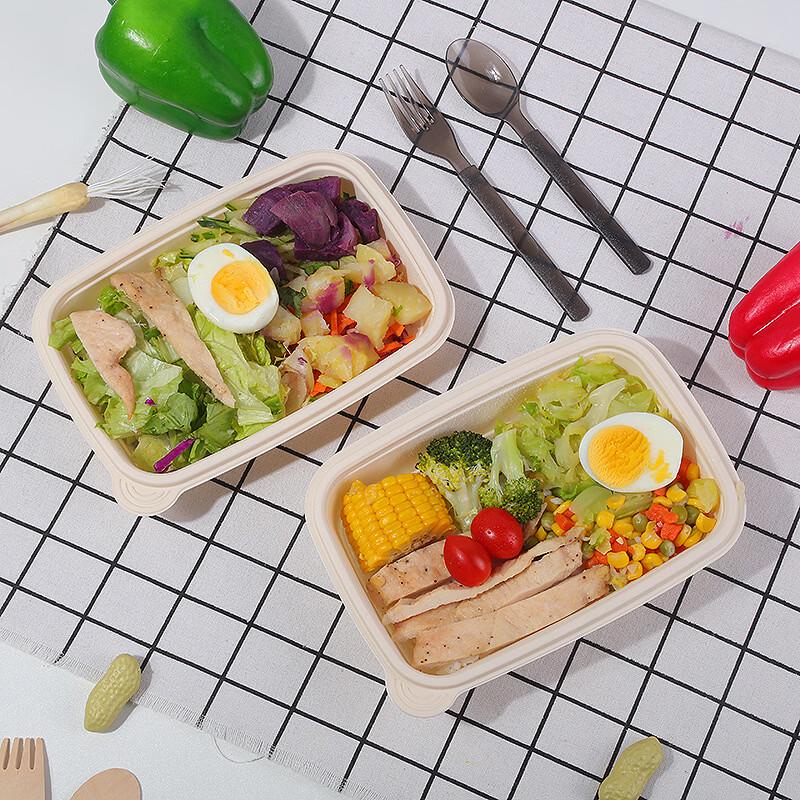 Biodegradable Corn Starch Rectangular Food Container