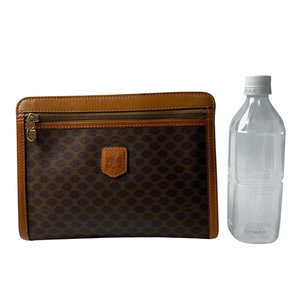 Borsa a pochette CELINE usata Pelle marrone/PVC da uomo