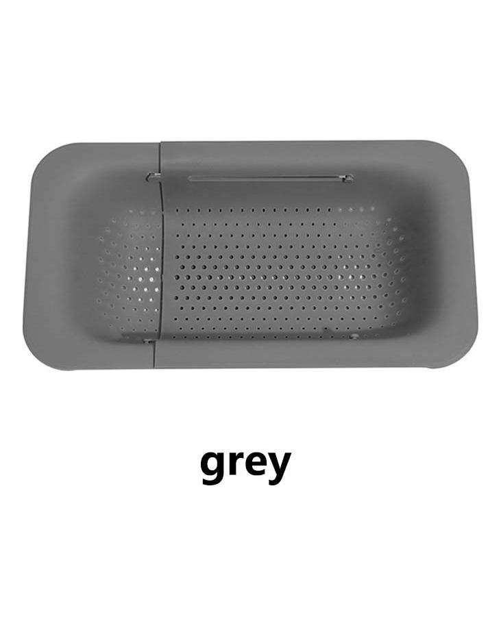 Colander Adjustable Fruits Vegetable Draining Basket Large Capacity Collapsible Plastic Drainer Tool Drying Home Strainer