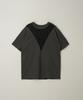 MAKE A TOAST Lace Mix Boxy T-Shirt Dark Gray Mbesto004Dg