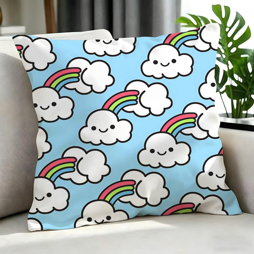 Art Rrainbow Cushion Cover Cushion Cover Set Pcs X X X Pillowcase Decorative Sofa Home Decor