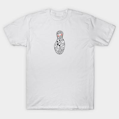 T Shirt Women Matrioska Harajuku Print Kawaii Tshirt Summer Short Sleeve Female T-Shirt Top Tee