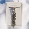 Stainless Steel Crystal Net Necklace Unisex Stone Collecting Holder Interchangeable Crystal Cage Adjustable Chain Anti-Tarnish