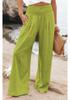 2026 Spring/Summer Women's Casual Loose Cotton Ruched Distressed Mid-rise Pants