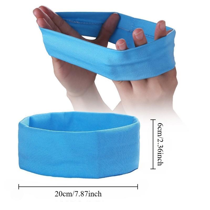 Stretchy Sports Yoga Hair Bands Solid Color Tennis Elastic Headbands Fitness Yoga Headwear for Women Hair Accessories Wholesale