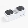 Bathroom Toothbrush Holder and Mouthwash Cup Set with Drainage and Ventilation Holes