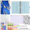 Cross-border Exclusive A6 Gold Foil Macaron PU Leather Hobonichi-Style Budget & Event Planner Notebook