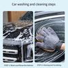 Car Wash Gloves Super Absorbent Double Side Five Finger Mitten Soft Coral Velvet No Scratch Cleaning Glove for Car And Home Cleaning