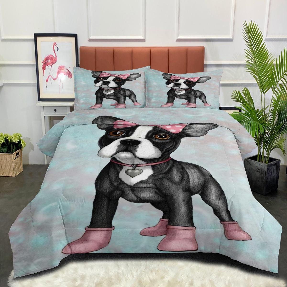 Cute Animal Print Comforter - Small Orders & Rush Orders Welcome - Private Label Available - Down Alternative Quilted Comforter 140*200cm