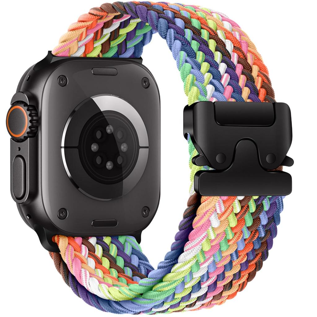 Braided Strap For Apple Watch ultra 3 2 Band 49mm 44mm 45mm 46mm 42mm 40mm 41mm Bracelet IWatch Series 11 9 8 7 10 SE band 44 mm