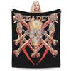 Killing Is My Business  Rock Band Blanket Flannel Megadeths Lightweight Throw Blanket for Car Sofa Couch Bedspread