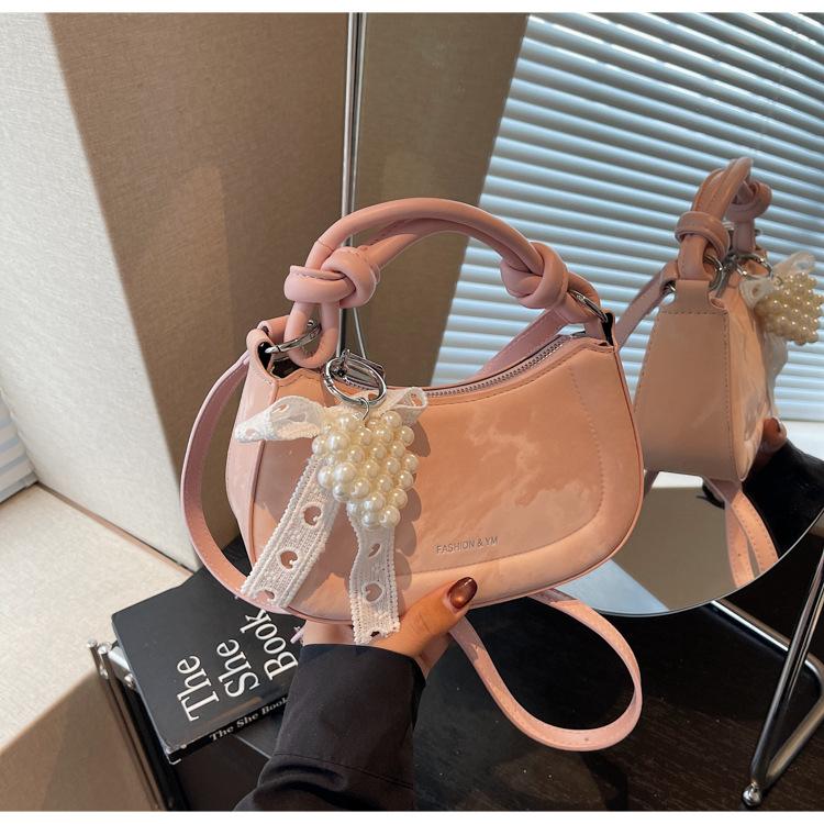 Premium Tasche Damen Sommer neue Mode Umhängetasche lässige Ein-Schulter Achselhöhle Knödeltasche