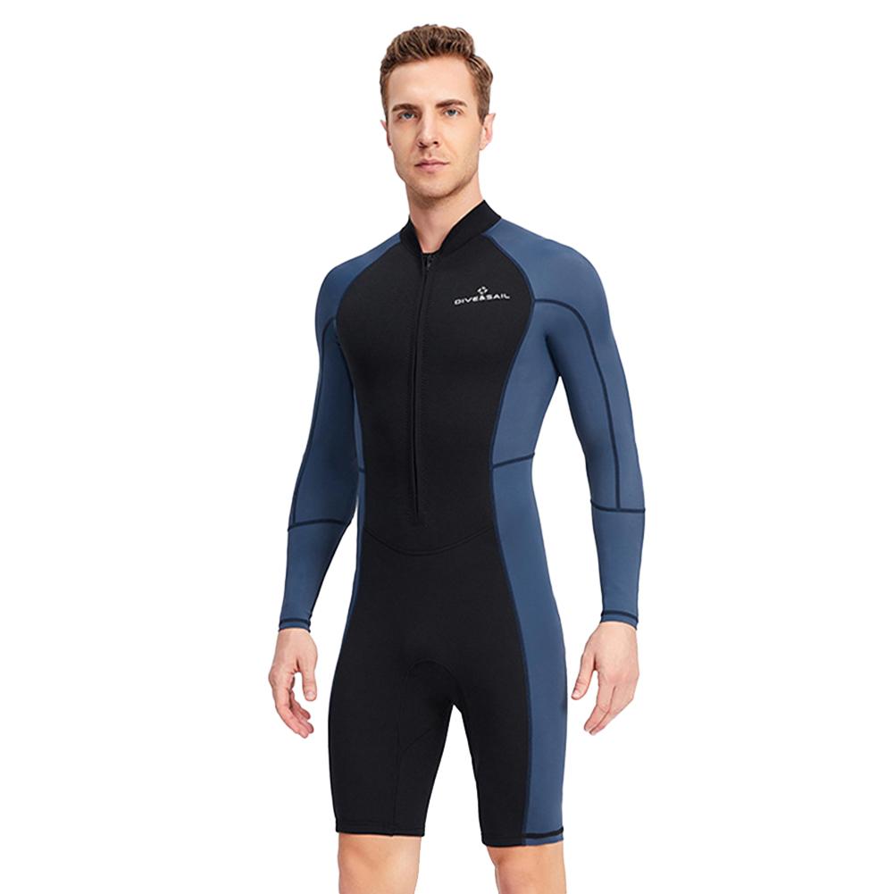 Neoprene Diving Surfing Clothes with Zipper Mens Diving Protection Clothes Elastic Anti-scratch  Warm Outdoor Accessories