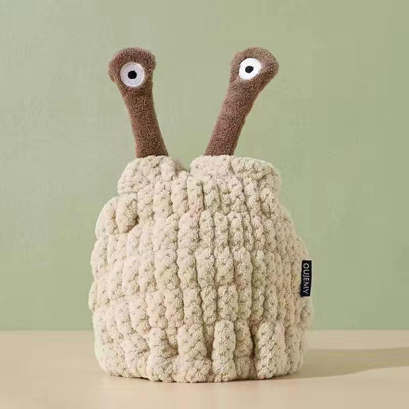 

Детская супервпитывающая быстросохнущая шапочка для волос - милое полотенце-обертывание для маленькой девочки для ванны и сушки волос With Glasses 35*20