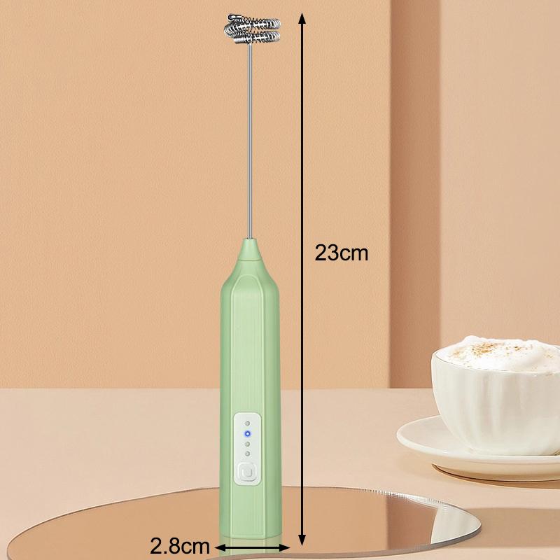 Electric Handheld Milk Frother, Coffee Cream Mixer, Egg Beater, Made Of 304 Stainless Steel, Multi-Functional Household Whisk.