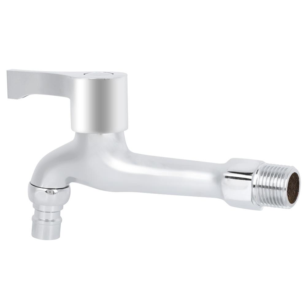 G1 2in Copper Electroplating Single Cold Faucet Washing Machine Faucet Tap for Home UseLong Type 49213