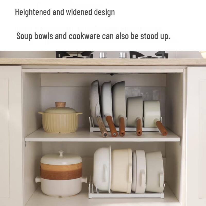 BeiYing 2-Tier Carbon Steel Cabinet Dish Rack