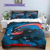 Greninja Battle Pokemon Bedding Set, Cool Duvet Cover Pillowcase for Bedroom Home, Unique Gift for Pokemon Fans