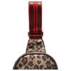 Lululemon Überall 2L Metall-Logo Reißverschluss Umhängetasche Damen Taschen Leopard Oxford-Rot LU9DAOS