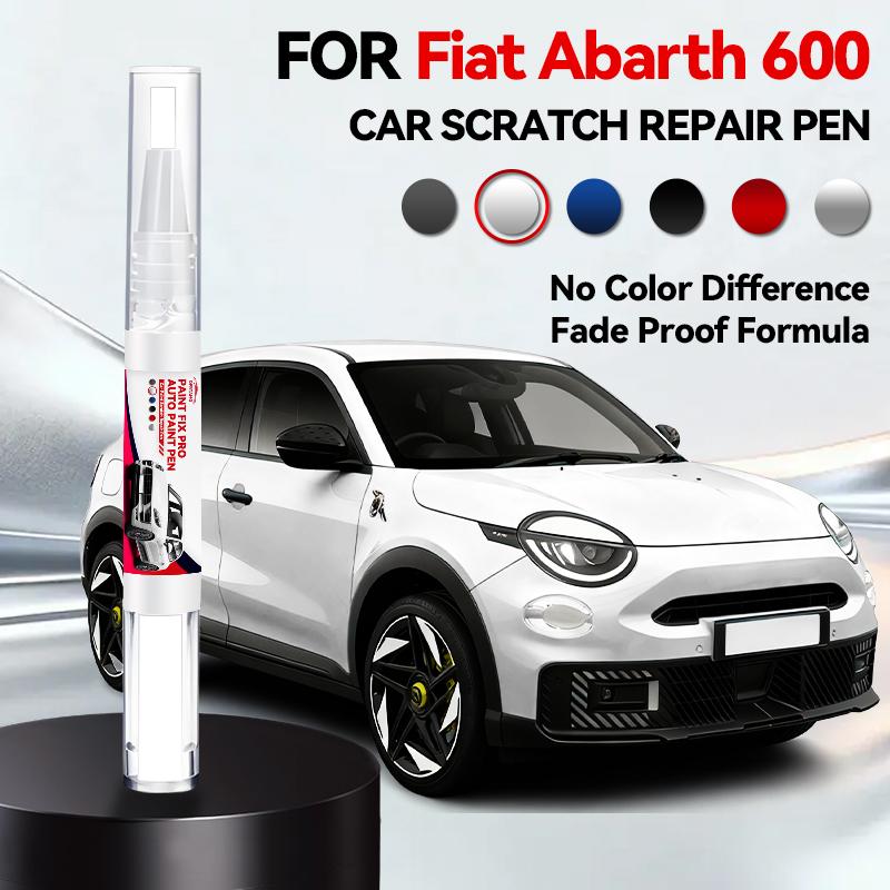 Car Paint Repair Pen For 1956-1960 FIAT Abarth 600 Paint Scratch Repair Accessories Red 159 White Green Purple Blue Orange