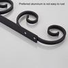 Set of 2 Under Cabinet Wine Glass Hangers Elegant Metal Stemwares Rack Wall Mounted Glass Holder for Kitchen Bars
