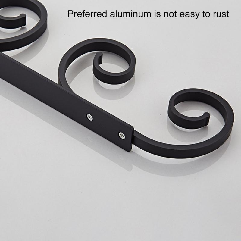 Set of 2 Under Cabinet Wine Glass Hangers Elegant Metal Stemwares Rack Wall Mounted Glass Holder for Kitchen Bars