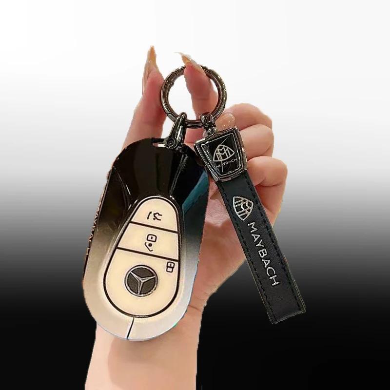 REE4 Car Smart Key Cover Case Remote Shell Fob Holder For Mercedes Benz C E S Class GLC W206 W223 W214 E300 C260 C300 S450 S500 S400