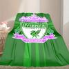 [1pc Liverpool FC Blanket] All-Season Blanket - Cozy Blanket for Sofa Couch Home Decoration, Digital Printed Nap Blanket