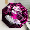 Monster High1 Print Automatic Umbrella, 8 Rib Iron Frame, Plastic Handle, Suitable for Outdoor Travel &Daily , Ideal Gift