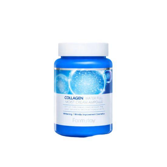Farmstay Collagen Water Full Moist Cream Ampoule Hydrating & Firming Care 250ml