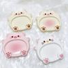 Cute Cartoon Pig Cat Palette DIY Mini Portable Nail Art Palette Manicure Organization Nails Polish Templates Painting Boards