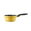 BUYDEEM Enamelled pot with glass lid 1.8L, model CP141, Mellow Yellow color