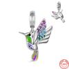 Copper Bird Turtle Owl Swallow Decorative Charms Bead Fit Original Pendant Charm Bracelet Necklace DIY Style Fashion Jewelry Gift