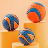 Petlimit Durable Silent Rubber Dog Ball Toy with Nylon Rope