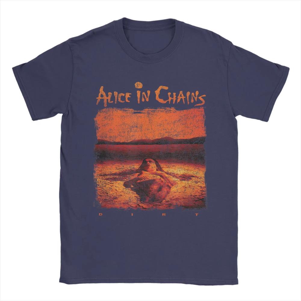 

Alice in Chains Футболка с принтом Dirt Мужская Тяжелый Метал Музыка Потрясающая Чистый Хлопок Футболки Круглый Вырез Короткий Рукав Летний Мерч S